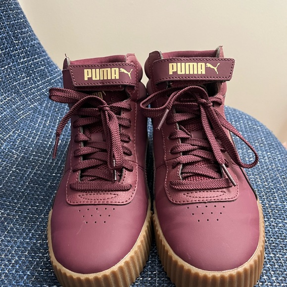 Maroon Puma’s. Worn 1x - Picture 6 of 6